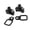 2 pack, variant on 2/4 Pcs UTV Gear Securing Mount Points, ATV Tie Down D-Loop Hardware with Adjustable Placement for Utility Transport Tasks
