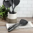 thumbnail image 5 of Oster Ridgecrest 2 Piece Silicone Kitchen Tool Slotted Spoon and Turner Set in Gray, 5 of 5