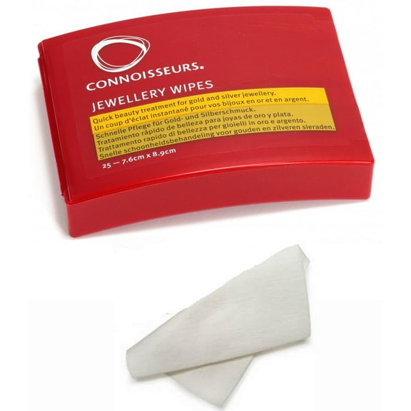 CONNOISSEURS JEWELRY WIPES 25 WIPES PER BOX