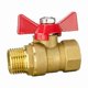 thumbnail image 1 of Male/Female ball valve Butterfly handle Optimal water flow, full passage Reinforced sealing and easy maintenance thanks to double security, O-ring and, 1 of 5