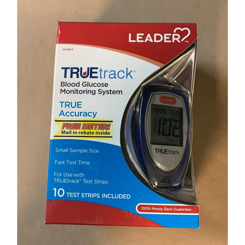 Leader True Track Blood Glucose Monitoring System, True Accuracy, 1 Ea