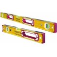 thumbnail image 1 of Stabila 37816 Ensemble de Niveaux de Poutre en Aluminium 48 Pouces et 16 Pouces, Jaune, 1 of 2