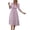 Pink, variant on Womens Plus $15 & Under!Summer Plus Size Dresses for Womens 2024 Fashion Solid Color Irregular Collar Button Long Sleeve Dresses