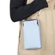 thumbnail image 5 of Bolso bandolera pequeño para mujer, monedero para teléfono móvil, cartera, tarjetero, bolsillo de viaje, monedero pequeño para teléfono móvilazul:;:;, 5 of 6