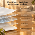 Matte_max White 100 Sheet Menu Size Printable Vinyl Sticker Paper