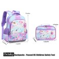 thumbnail image 2 of Mochila Octsky Castle Unicorn Púrpura con lonchera, 2 of 7