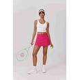thumbnail image 2 of Pinspark Tennis Skorts for Women with Pockets Tummy Control Athletic Golf Skort Lightweight Solid Skort Skirts with 2 Pockets, 2 of 7