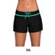 thumbnail image 5 of Eigraketly Pantalones cortos de baño de cintura baja, pantalones cortos transpirables de secado rápido, traje de neopreno ligero, bañadores Deportes acuáticos Verde negro 3XL, 5 of 6