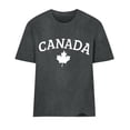 thumbnail image 5 of Ounisa Womens Short Sleeve T Shirts Crew Neck All Over Print Casual Loose Fit Soft Comfy Spring Summer Daily Wear Basic Tops S-3XL, 5 of 5