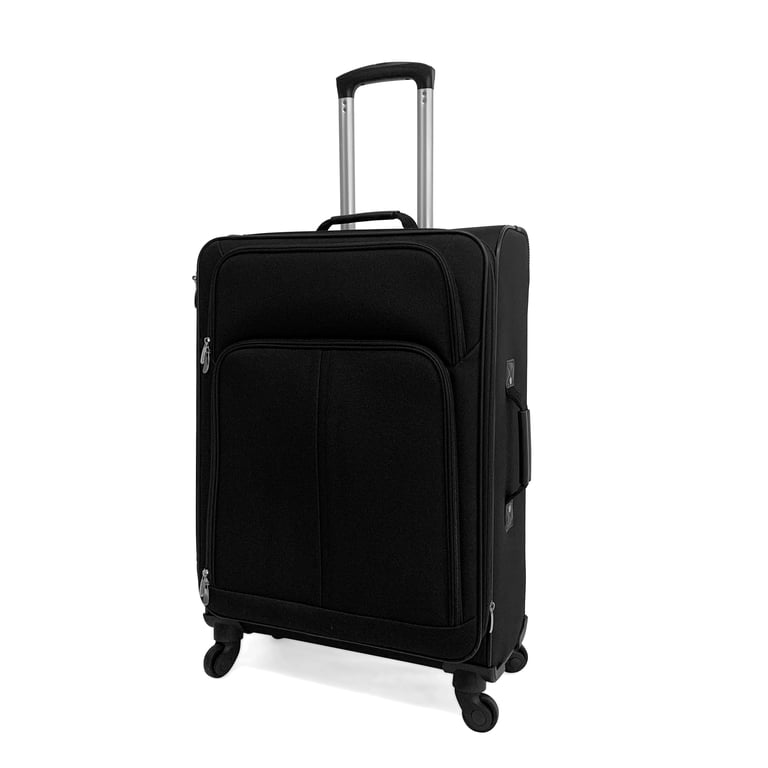Protege 4-Piece Softside Luggage Set, Black photo 4