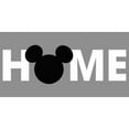 thumbnail image 2 of Women's Mickey & Friends Home Mickey Mouse Logo Racerback Tank Top Gray Heather Small, 2 of 4