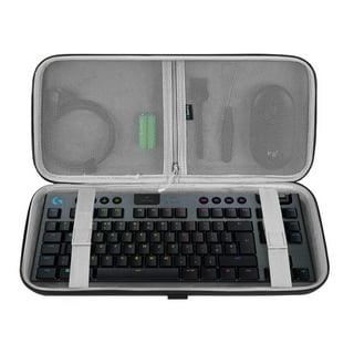 Geekria Keyboard Carrying Case Replacement for Logitech MX Keys Keyboard / MX  Keys S Wireless Keyboard Case, Case for MX Keys Keyboard and Pebble  Wireless Mouse Combo Case (Graphite) 