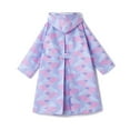 thumbnail image 5 of lnmuld Kids Raincoat with Hood and Pockets Lightweight Reusable Outerwear for Toddler Kids Rainwear School Walking Rain Gear Size:3-6 Years, 5 of 8