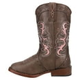 thumbnail image 3 of Roper Girls Lexi Rhinestone Square Toe Cowboy   Mid Calf Boots, 3 of 5