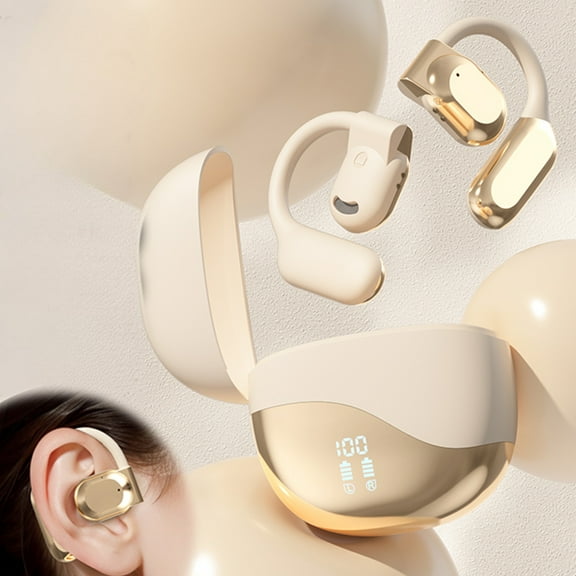 GFHFHITJ Mini Wireless Earbuds Bluestooth In Ear Light-Weight Headphones Built-In Microphone, Waterproofs, Immersive Premium Sound Long Distance Connection Headset