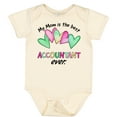 thumbnail image 3 of Inktastic My Mom is the Best Accountant Ever Boys or Girls Baby Bodysuit, 3 of 5