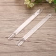 thumbnail image 4 of 50pcs Nail Art Tips Colour Sticks Display Fan Practice Starter Ring Clear DIY, 4 of 9