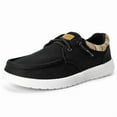 thumbnail image 3 of STQ Slip on Sneakers with Arch Support Women's Casual Boat Summer Orthopedic Shoes for Travel and Business Black US 8, 3 of 8