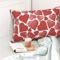 thumbnail image 6 of Vsdgher Hearts Print Pillow Cases -Iconic Collection Pillowcases -Extra Soft, Not easy to deform,not pilling Export quality, 6 of 8