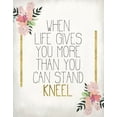 thumbnail image 2 of Kimberly, Allen 20x24 White Modern Wood Framed Museum Art Print Titled - Kneel, 2 of 4