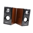 thumbnail image 2 of Altavoces de madera perfecl para ordenador portátil sonido claro 32,5 cm x 24,5 cm x 3 cm, 2 of 8