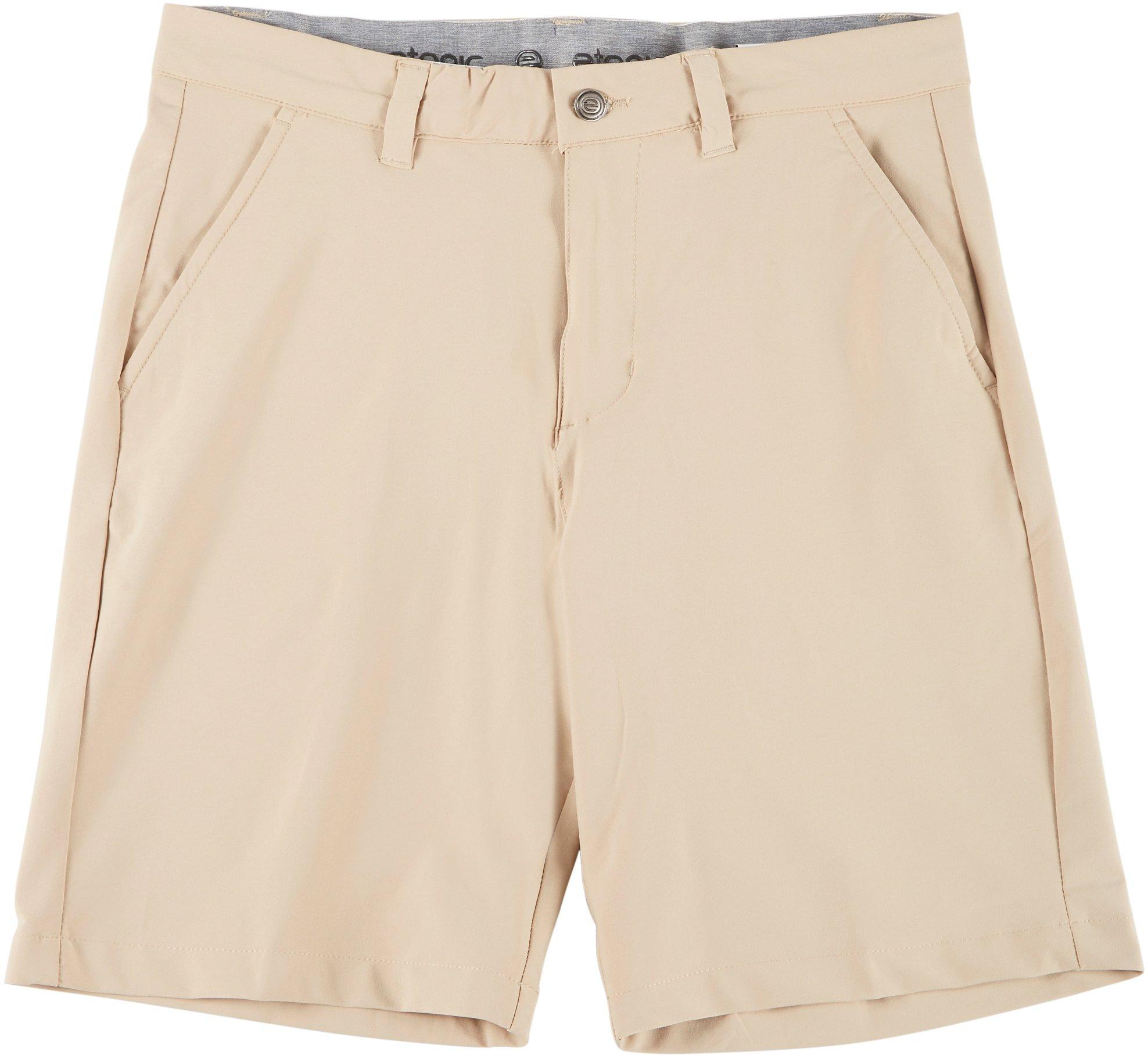 Etonic Mens Solid Shorts X-Large Khaki 