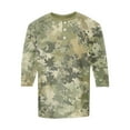 thumbnail image 6 of Lumtrix Men's Camouflage T-Shirt Sports Fitness 3/4 Sleeve Sleeve Military Camo Lightweight Henley Vintage Shirt Mint Green XL, 6 of 6