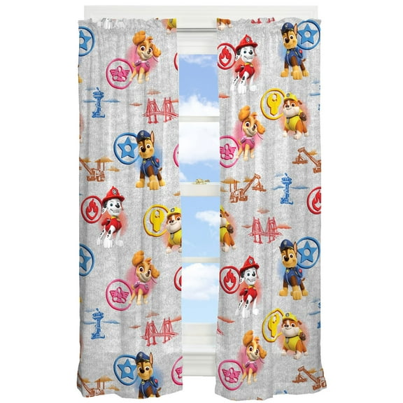 Franco Kids Paw Patrol Room Darkening Window Curtains Drapes Set 84 in W x 63 in L