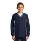thumbnail image 1 of Camiseta cortavientos raglán con cuello en V para jóvenes Sport-Tek®. YST62 Azul marino verdadero/Blanco XS deporte-tek YST62, 1 of 1
