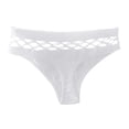 thumbnail image 1 of Gibobby Braguitas Slim Fit Sexy Color Out Hollow Seamless Mujeres Mujeres Ropa interior sólida Bragas Lencería Bragas mujer（Blanco， M), 1 of 5