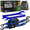 Blue, variant on Rhino USA 2in x 10ft Retractable Ratchet Straps, 2 Pack, 1,000lbs Working Load Limit, 7.3lb Product Weight