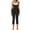 Black, variant on Women's Control Slip Shapers Full Body Shapewear Bodysuits Seamless Thigh Slimmer One Piece Jumpsuit