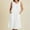 White, variant on Sakmal Dresses for Women Midi Moomoo Cotton Linen Tank Dress Sleeveless White Crew Neck Sundress for Women with Pockets