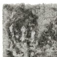 thumbnail image 6 of SAFAVIEH Ocean Trellis Solid Plush Polyester Shag Area Rug, Silver, 5' x 8', 6 of 8