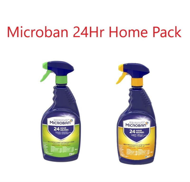 MicroBan Home Pack Microban 24 Hour MultiPurpose Cleaner and