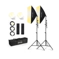 thumbnail image 1 of Skytex Softbox Lighting Kit 2Pack,20x28in Soft Box |Upgrade 135W 2700-6400K 100V-240V AC E27 LEDBulb Continuous Photography Lighting,Photo Studio Lig, 1 of 7
