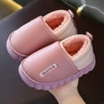 thumbnail image 2 of Vedolay Slippers for Kids Girl's Boy's Cute Plush Warm Slippers Indoor House Winter Shoes Pink,30, 2 of 5