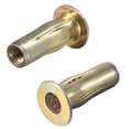 thumbnail image 1 of Unique Bargains Multi-Grip Rivet-Nut, M5 Pre-Bulbed Shank Carbon Steel Color-Zinc-Plated Flat Head Threaded Insert Nut 30 Pcs, 1 of 5