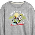 thumbnail image 3 of The Nightmare Before Christmas - Spook Up The Sun  - Toddler And Youth Long Sleeve Graphic T-Shirt, 3 of 5