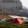 thumbnail image 3 of Eurmax 10-Pack Galvanized Non-Rust Outdoor Camping Tent and Pop-Up Canopy Stakes with Bonus 4x10ft Ropes & 1 Black Stopper, 3 of 5