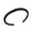 Black, variant on Grip Teeth Hairband For Skincare Makeup Soft Breathable Braided Design Hairhoop for Side Bangs Flyaways Taming Solution