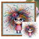thumbnail image 1 of Kit Punto Cruz para Niña Bordado Con Hilo Algodón Ecológico 11CT Arte 40x40cm, 1 of 9