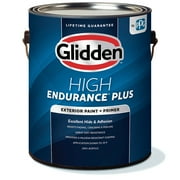 Glidden Exterior Paint and Primer, Smoke Grey / Gray, 1 Gallon, Satin