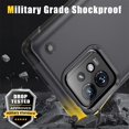 thumbnail image 6 of JTCASES for Motorola Moto Edge+ 2023 Case, Foldable Kickstand Heavy Duty Protective Rugged Hybird Anti-slip Shockproof/Drop Resistant PC TPU Shell for Motorola Moto Edge+ 2023, Gray, 6 of 7
