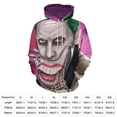 thumbnail image 2 of Joker Hoodies for Men Women, Unisex Hooded Sweatshirt, Oversized Pullover with 3D Print, Casual Loose Fit Hoodie, S-6XL, 2 of 8