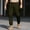 Green pants for men, variant on kosheko Men's Baggy Cargo Pants with Large Flap Pockets Loose Fit Casual Trousers for Hiking Golf Streetwear Style Blue M