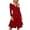 Red, variant on Women's Casual Dress for Everyday and Wear Long Hooded Knit Cardigan Dress with Soft Cozy Warm Lined Sweater Duster Tunic for Spring Autumn Winter Pink L