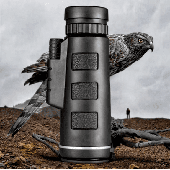40X60 HD Professional Telescope Monocular Low Night Vision Powerful Binoculars Zoom with Smartphone Hunting Camping