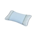 thumbnail image 2 of Nvzi 2 piezas de almohada de frijol con sensación de frío de verano. Dígale adiós a la tecnología de sensación fresca y bochornosa, funda de almohada, 13,78 x 21,65 pulgadas (azul), 2 of 5