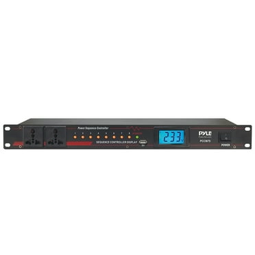 Pyle PCO875 Pro Audio Electronics Power Supply Conditioner Sequence Controller